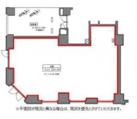 ピアネッタ汐留ビルの基準階図面