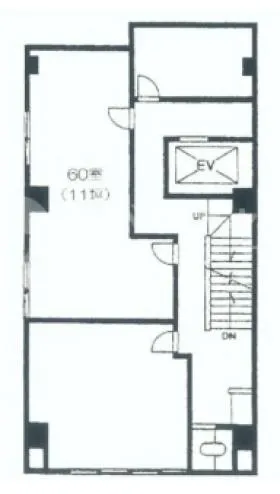 中銀新橋マンションビルの基準階図面