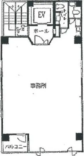 赤レンガ通リビルの基準階図面