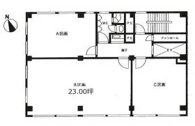 太洋ビルの基準階図面