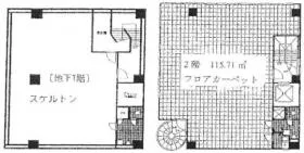 第5セイコービルの基準階図面