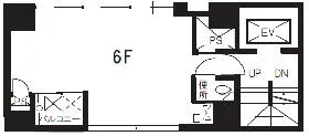 新正堂第1ビルの基準階図面