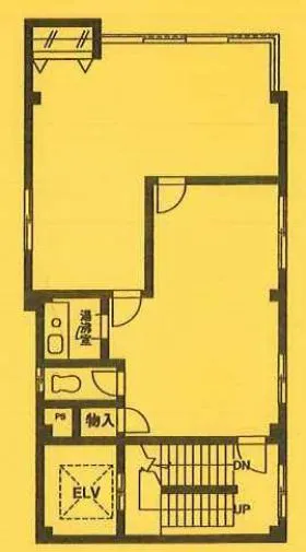 フラットビルの基準階図面