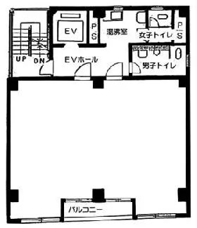新橋SSビルの基準階図面