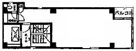 報徳(旧:尾坪)ビルの基準階図面