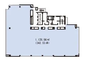 目黒東急ビルの基準階図面
