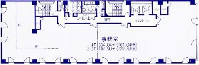 西新橋第1法規ビルの基準階図面
