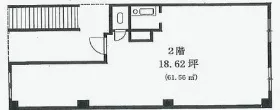 共立ビルの基準階図面