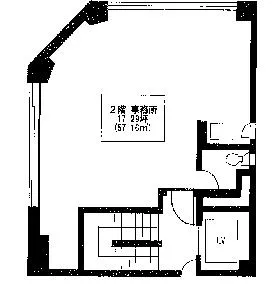 スギモトビルの基準階図面