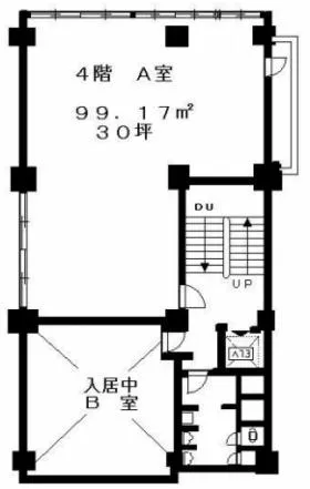 関ビルの基準階図面