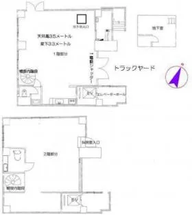 柾木ビルの基準階図面