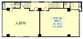 安達ビルの基準階図面