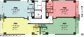 futaba11(旧:二葉ビル)ビルの基準階図面
