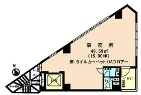 広栄ビルの基準階図面