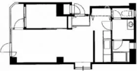 三田ヒルズの基準階図面