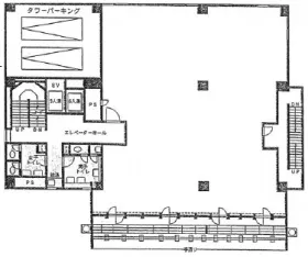 麻業会館の基準階図面