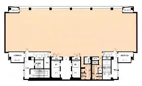 NTビルの基準階図面