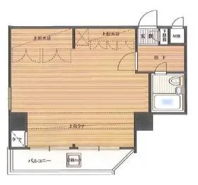 藤和芝コープの基準階図面