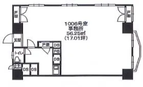 高輪ホワイトマンションの基準階図面