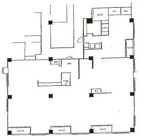 シャトー高輪の基準階図面