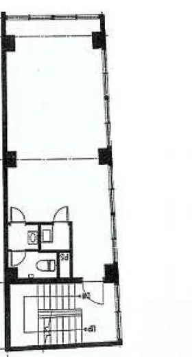 日本橋本町三栄ビルの基準階図面