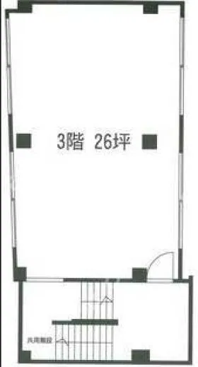日本橋ビルの基準階図面