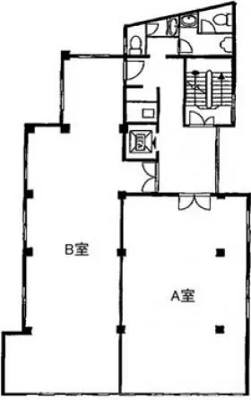 昇賢ビルの基準階図面