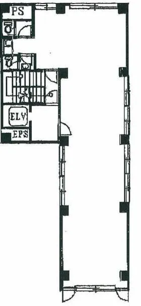 真洋ビルの基準階図面