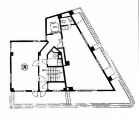 竹橋ビルの基準階図面