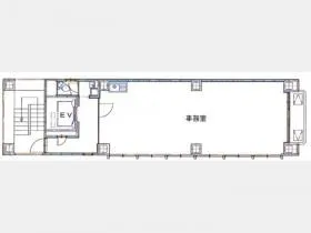 八木長ビルの基準階図面