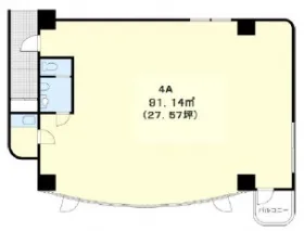 NCスクエア新宿(旧三浦)の基準階図面