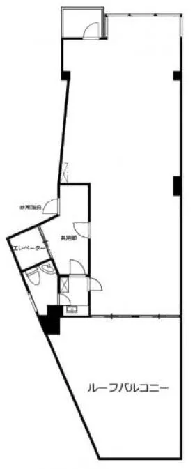 第三吉原ビルの基準階図面