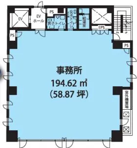 OZAWA BUILDINGの基準階図面