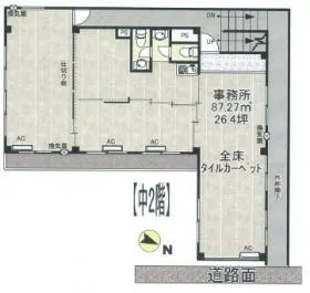 YSビルの基準階図面