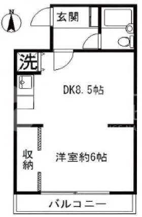ストークプラザ諏訪台の基準階図面