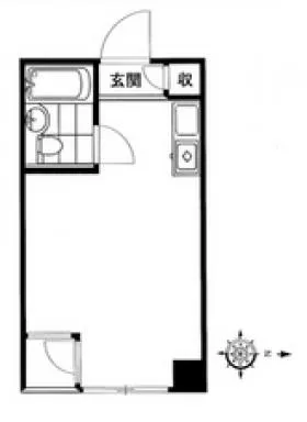 グランメール高田馬場ビルの基準階図面