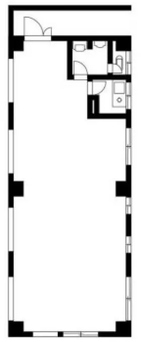 丸おビルの基準階図面