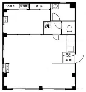 生沼ビルの基準階図面