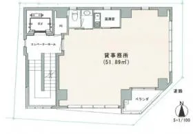 成陽ビルの基準階図面
