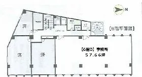柳屋ビルの基準階図面