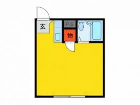 三幸ハイツの基準階図面