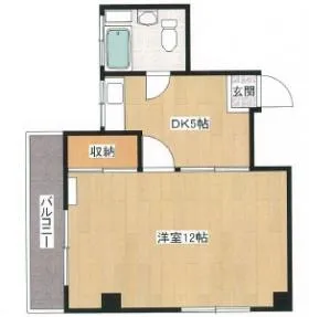松屋ビルの基準階図面
