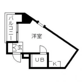 ハイシティ高田馬場の基準階図面