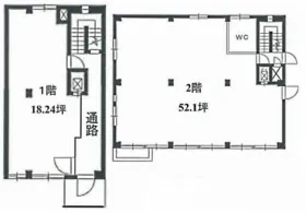 大同ビルの基準階図面
