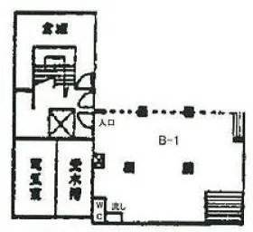 プランドールイナゲビルの基準階図面