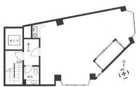 ムサシヤビルの基準階図面
