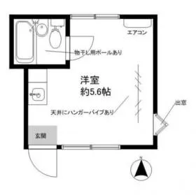サンハイツ中井ビルの基準階図面