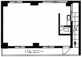 ネオ荒木町ビルの基準階図面