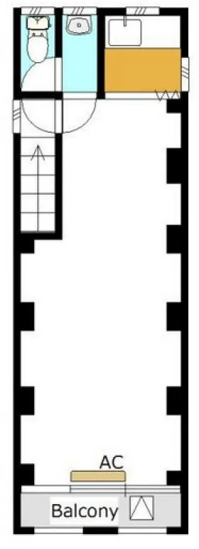 坊ビルの基準階図面