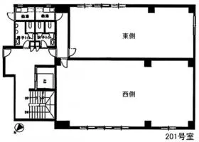 マンション松本ビルの基準階図面
